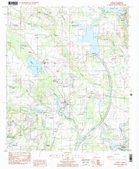 Elmore Alabama Historical topographic map, 1:24000 scale, 7.5 X 7.5 Minute, Year 1987