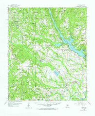 Elmore Alabama Historical topographic map, 1:62500 scale, 15 X 15 Minute, Year 1959