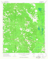 Elrod Alabama Historical topographic map, 1:24000 scale, 7.5 X 7.5 Minute, Year 1967