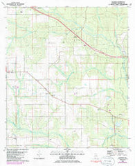 Elsanor Alabama Historical topographic map, 1:24000 scale, 7.5 X 7.5 Minute, Year 1980