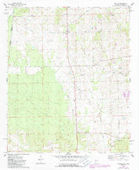 Emelle Alabama Historical topographic map, 1:24000 scale, 7.5 X 7.5 Minute, Year 1974
