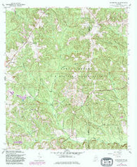 Enterprise NE Alabama Historical topographic map, 1:24000 scale, 7.5 X 7.5 Minute, Year 1960