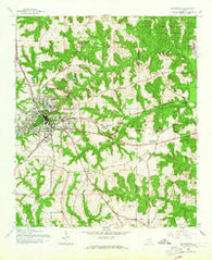 Enterprise Alabama Historical topographic map, 1:24000 scale, 7.5 X 7.5 Minute, Year 1960