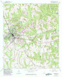 Enterprise Alabama Historical topographic map, 1:24000 scale, 7.5 X 7.5 Minute, Year 1960
