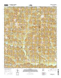 Enterprise NE Alabama Current topographic map, 1:24000 scale, 7.5 X 7.5 Minute, Year 2014