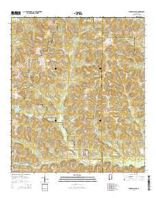 Enterprise NE Alabama Current topographic map, 1:24000 scale, 7.5 X 7.5 Minute, Year 2014