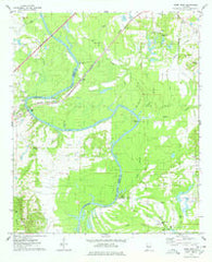 Epes East Alabama Historical topographic map, 1:24000 scale, 7.5 X 7.5 Minute, Year 1974