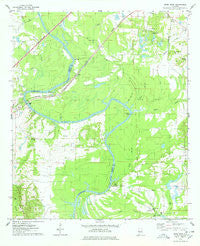 Epes East Alabama Historical topographic map, 1:24000 scale, 7.5 X 7.5 Minute, Year 1974