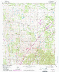 Epes West Alabama Historical topographic map, 1:24000 scale, 7.5 X 7.5 Minute, Year 1974
