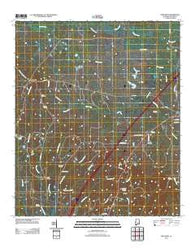Epes West Alabama Historical topographic map, 1:24000 scale, 7.5 X 7.5 Minute, Year 2011