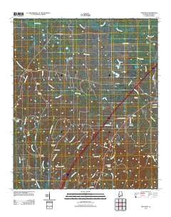 Epes West Alabama Historical topographic map, 1:24000 scale, 7.5 X 7.5 Minute, Year 2011