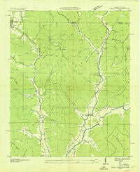 Estill Fork Alabama Historical topographic map, 1:24000 scale, 7.5 X 7.5 Minute, Year 1939