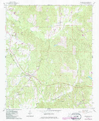 Ethelsville Alabama Historical topographic map, 1:24000 scale, 7.5 X 7.5 Minute, Year 1966