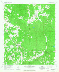 Ethelsville Alabama Historical topographic map, 1:24000 scale, 7.5 X 7.5 Minute, Year 1966