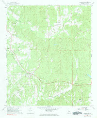 Ethelsville Alabama Historical topographic map, 1:24000 scale, 7.5 X 7.5 Minute, Year 1966