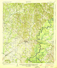Eutaw Alabama Historical topographic map, 1:62500 scale, 15 X 15 Minute, Year 1931