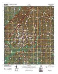 Evergreen Alabama Historical topographic map, 1:24000 scale, 7.5 X 7.5 Minute, Year 2011