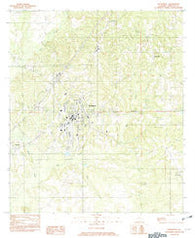 Evergreen Alabama Historical topographic map, 1:24000 scale, 7.5 X 7.5 Minute, Year 1982