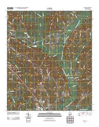 Ewell Alabama Historical topographic map, 1:24000 scale, 7.5 X 7.5 Minute, Year 2011