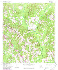 Ewell Alabama Historical topographic map, 1:24000 scale, 7.5 X 7.5 Minute, Year 1960