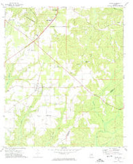 Excel Alabama Historical topographic map, 1:24000 scale, 7.5 X 7.5 Minute, Year 1972