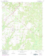 Excel Alabama Historical topographic map, 1:24000 scale, 7.5 X 7.5 Minute, Year 1972