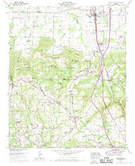 Falkville Alabama Historical topographic map, 1:24000 scale, 7.5 X 7.5 Minute, Year 1949