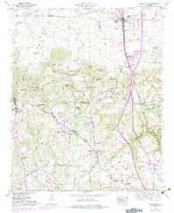 Falkville Alabama Historical topographic map, 1:24000 scale, 7.5 X 7.5 Minute, Year 1949
