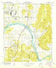 Farley Alabama Historical topographic map, 1:24000 scale, 7.5 X 7.5 Minute, Year 1950