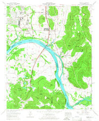 Farley Alabama Historical topographic map, 1:24000 scale, 7.5 X 7.5 Minute, Year 1964