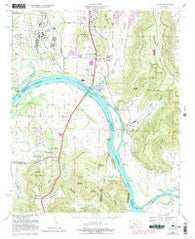 Farley Alabama Historical topographic map, 1:24000 scale, 7.5 X 7.5 Minute, Year 1964