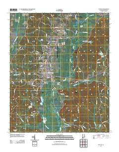 Fayette Alabama Historical topographic map, 1:24000 scale, 7.5 X 7.5 Minute, Year 2011