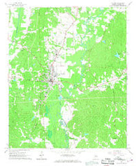 Fayette Alabama Historical topographic map, 1:24000 scale, 7.5 X 7.5 Minute, Year 1967