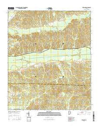 Fernbank Alabama Current topographic map, 1:24000 scale, 7.5 X 7.5 Minute, Year 2014