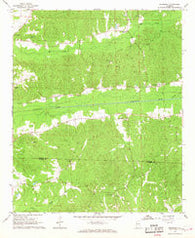 Fernbank Alabama Historical topographic map, 1:24000 scale, 7.5 X 7.5 Minute, Year 1967