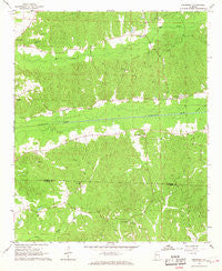 Fernbank Alabama Historical topographic map, 1:24000 scale, 7.5 X 7.5 Minute, Year 1967