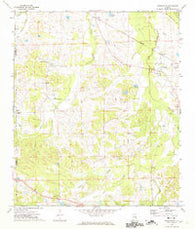 Fitzpatrick Alabama Historical topographic map, 1:24000 scale, 7.5 X 7.5 Minute, Year 1971