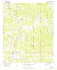 Five Points Alabama Historical topographic map, 1:24000 scale, 7.5 X 7.5 Minute, Year 1968
