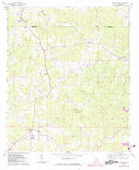 Five Points Alabama Historical topographic map, 1:24000 scale, 7.5 X 7.5 Minute, Year 1968