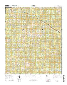 Five Points Alabama Current topographic map, 1:24000 scale, 7.5 X 7.5 Minute, Year 2014
