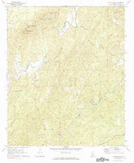Flag Mountain Alabama Historical topographic map, 1:24000 scale, 7.5 X 7.5 Minute, Year 1971