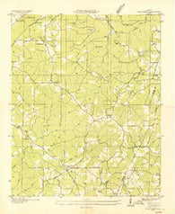 Flat Rock Alabama Historical topographic map, 1:24000 scale, 7.5 X 7.5 Minute, Year 1936