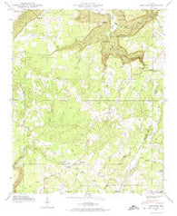 Flat Rock Alabama Historical topographic map, 1:24000 scale, 7.5 X 7.5 Minute, Year 1946