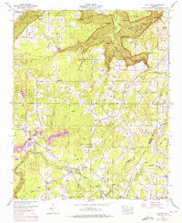 Flat Rock Alabama Historical topographic map, 1:24000 scale, 7.5 X 7.5 Minute, Year 1946