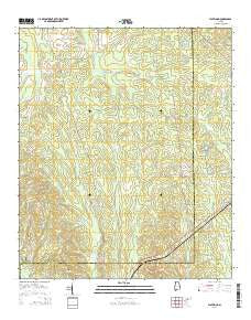 Flatwood Alabama Current topographic map, 1:24000 scale, 7.5 X 7.5 Minute, Year 2014