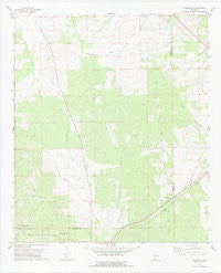 Flatwood Alabama Historical topographic map, 1:24000 scale, 7.5 X 7.5 Minute, Year 1978