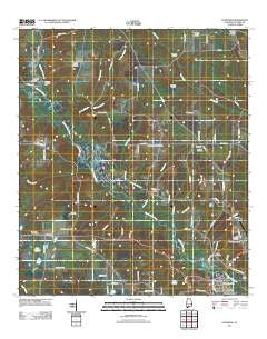 Flomaton Alabama Historical topographic map, 1:24000 scale, 7.5 X 7.5 Minute, Year 2011