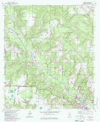 Flomaton Alabama Historical topographic map, 1:24000 scale, 7.5 X 7.5 Minute, Year 1960