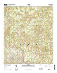 Florala Alabama Current topographic map, 1:24000 scale, 7.5 X 7.5 Minute, Year 2014