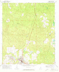 Florala Alabama Historical topographic map, 1:24000 scale, 7.5 X 7.5 Minute, Year 1971